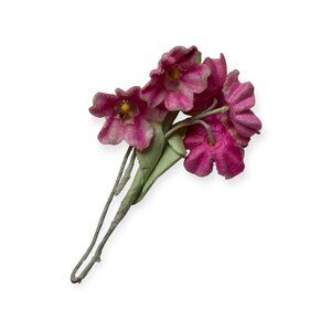Vintage Barbie Doll Pink Flower Bouquet Plastic 1960s Miniature Floral Accessory